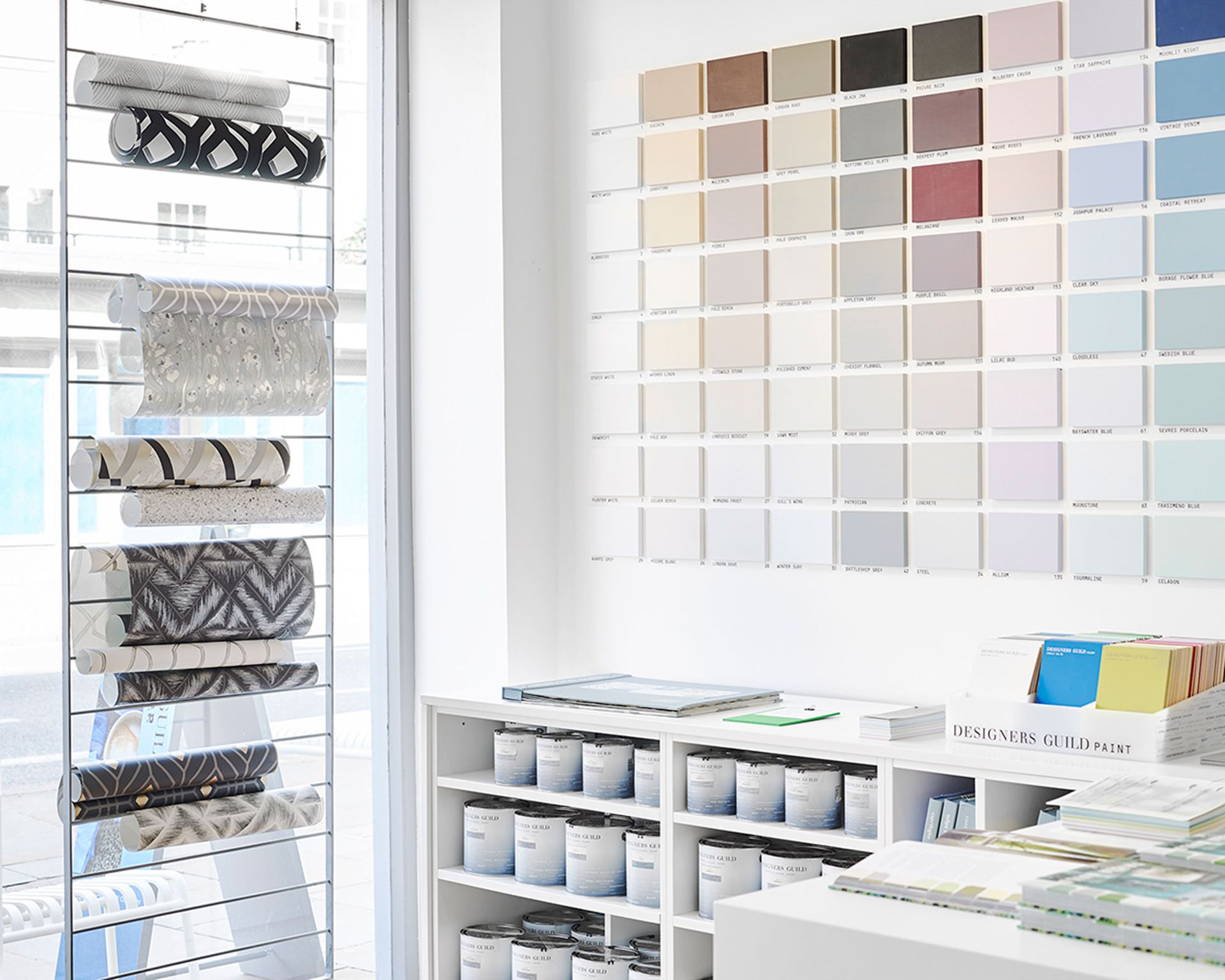 Paint and wallpaper samples, Designers Guild