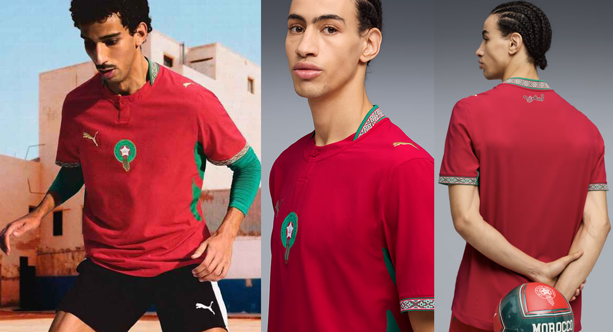 World Cup kit design from Morocco