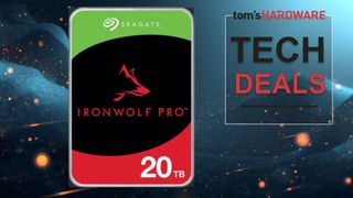 Newegg's Presidents' Day dealon storage lists the 20TB Seagate IronWolf Pro for just $419