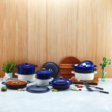Cast iron cookware collection