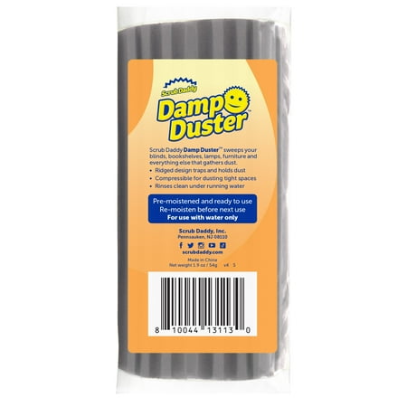 Scrub Daddy Damp Duster Sponge Multipurpose Foam Duster