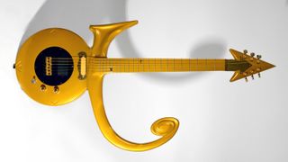 One of two known Prince symbol guitars.