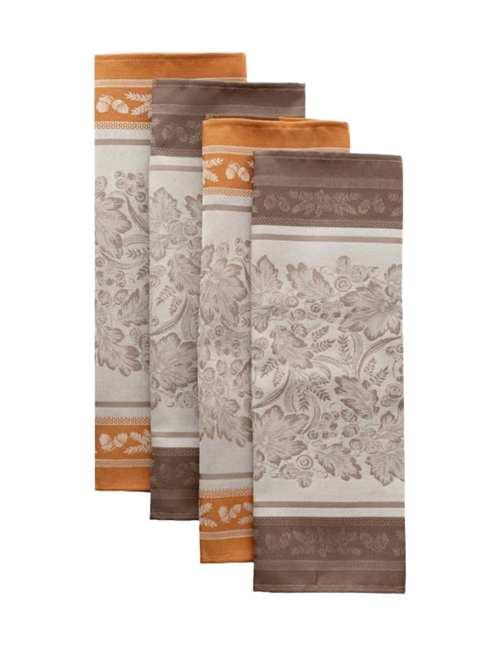 Woodland Fall Jacquard Napkins, Set of 4 