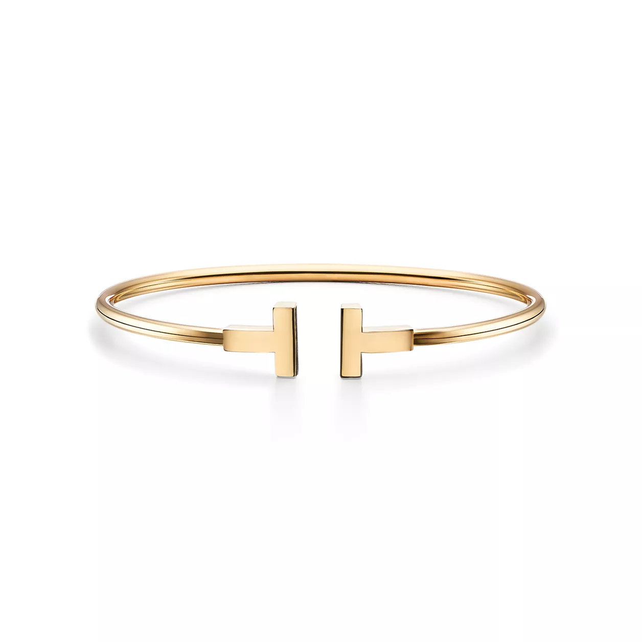 Tiffany &amp;amp; Co., Tiffany T Wire Bracelet in Yellow Gold