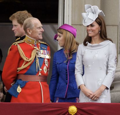 Prince Philip and Kate Middleton