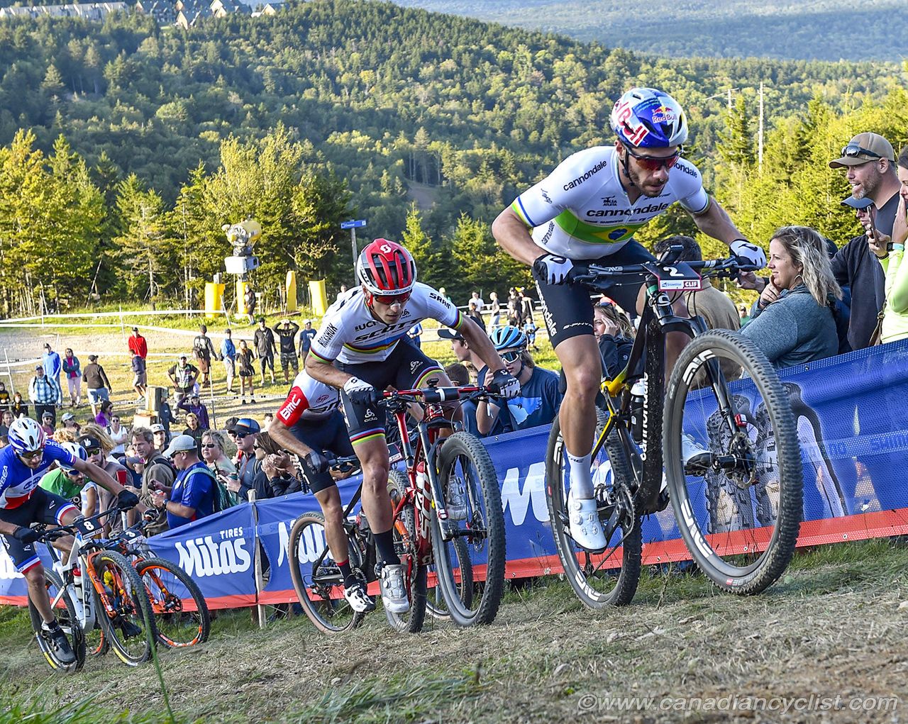 Henrique Avancini and Nino Schurter (Scott-SRAM MTB Racing)