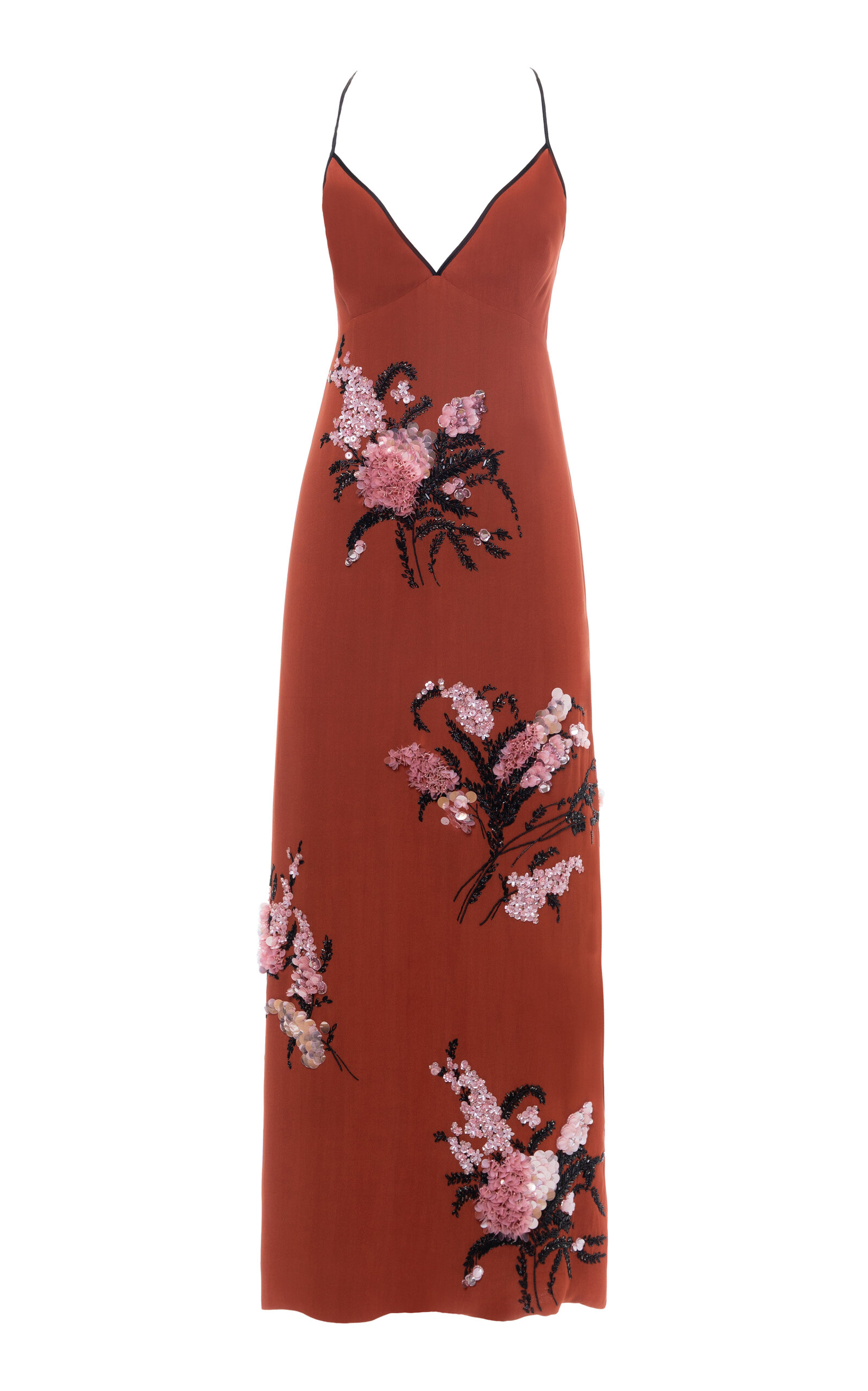 Floral Embroidered Slip Dress