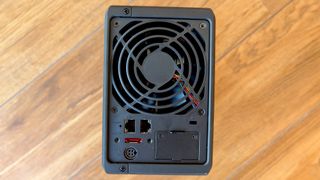 Synology DiskStation 723+ on a wooden floor