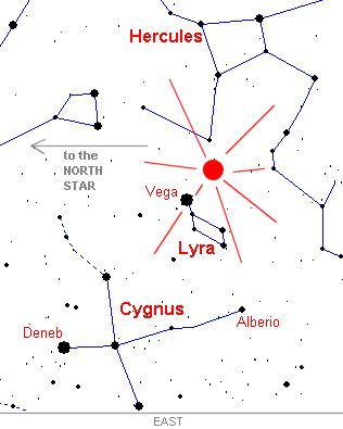 Lyrid Meteors Map