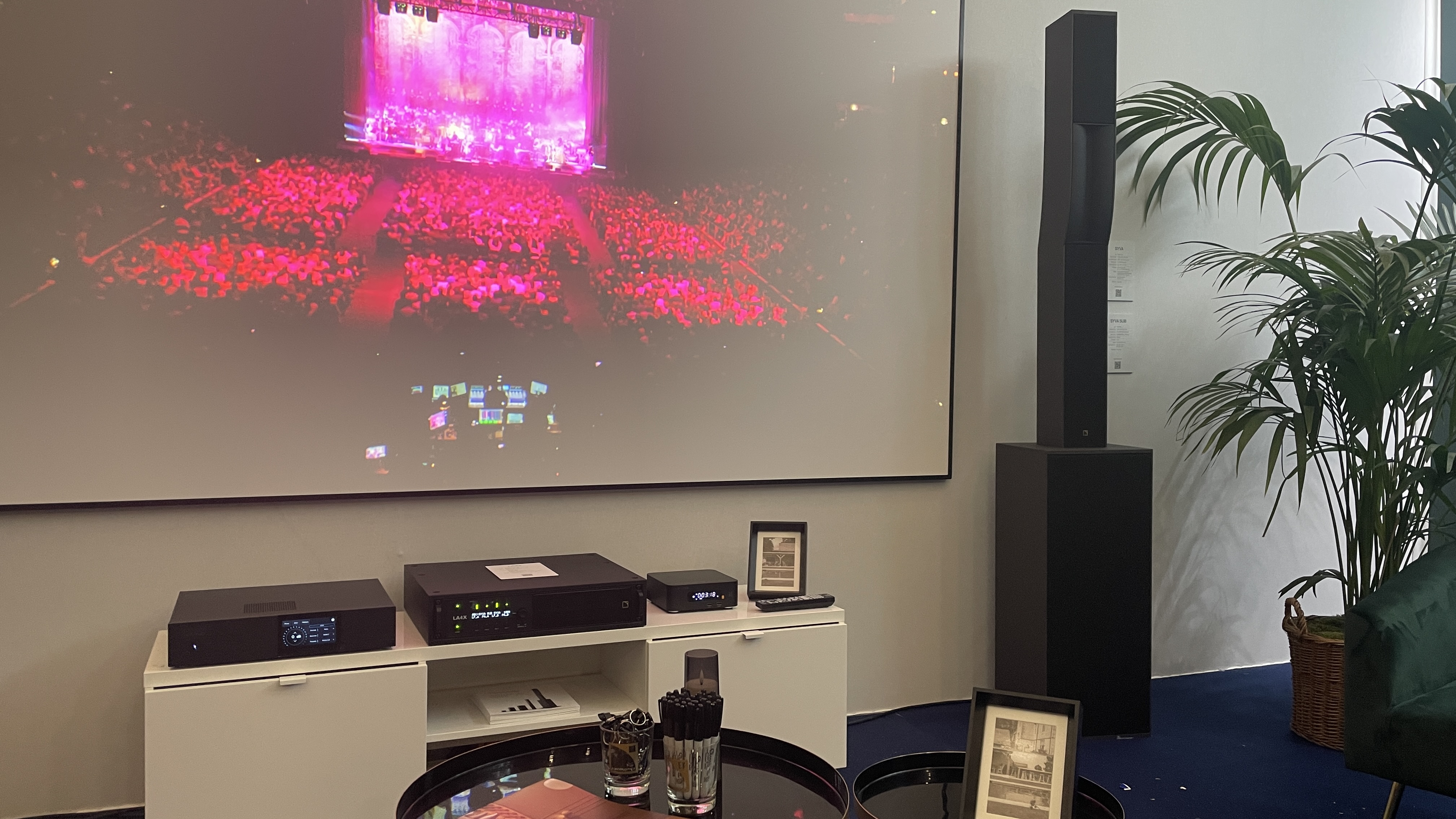 Snapshot of the Paris Audio show, showing new hi-fi equipment at the Palais des Congres, Paris, from October 25 - 27