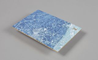 Sea-scape gilt-edged card