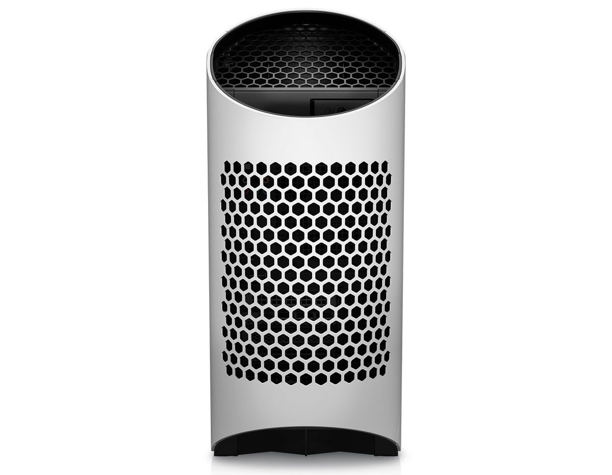 Detail of the new Alienware Aurora gaming PC design