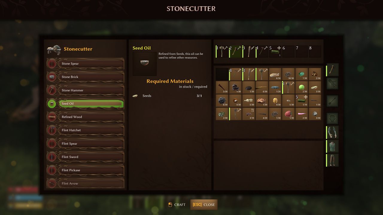 Smalland refined wood