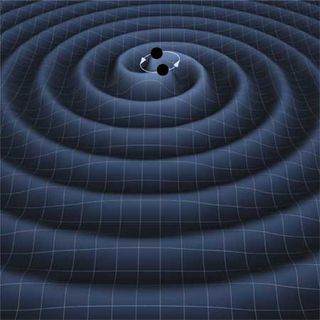 Circling Black Holes Create Gravitational Waves