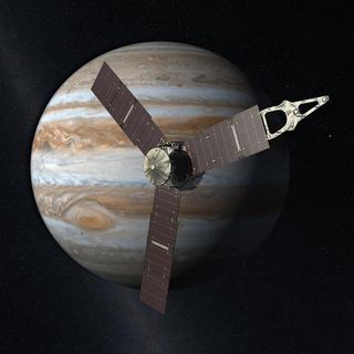 Juno at Jupiter: Artist's Illustration