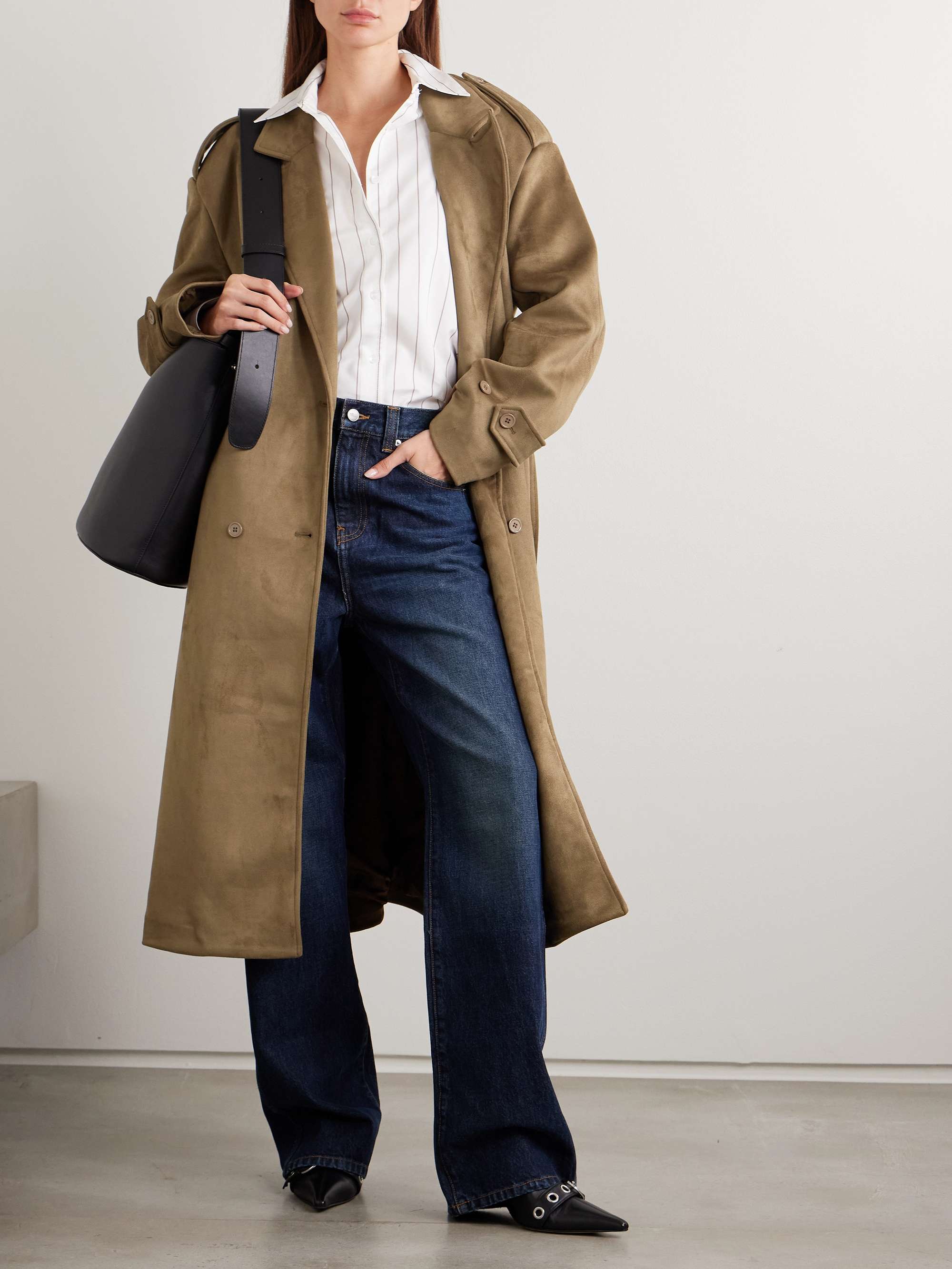 Pembroke Brushed Trench Coat