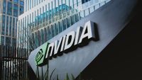 Nvidia signboard outside of office