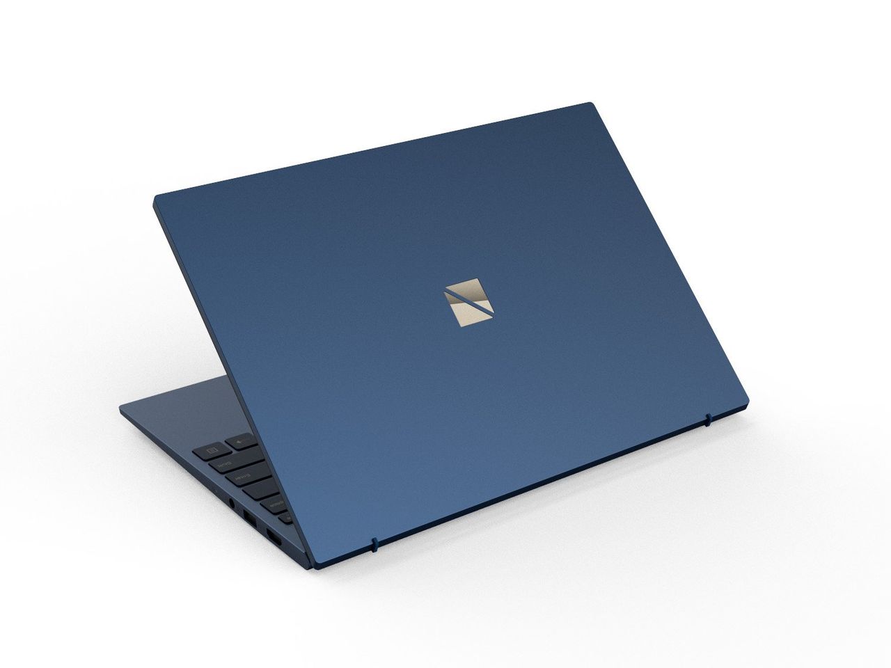 NEC Lavie Pro Mobile Logo On Cover Navy Blue
