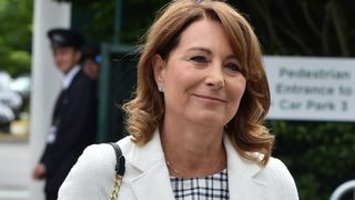 Carole Middleton seen at Day 11 of Wimbledon