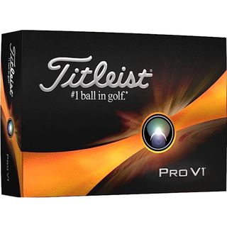 The Titleist Pro V1 Golf Ball on a white background