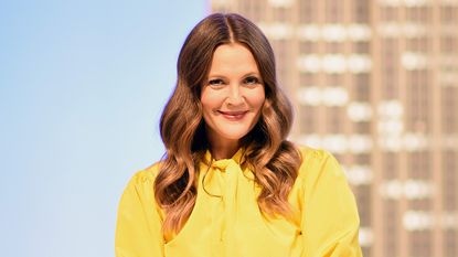 Drew Barrymore celebrates the Launch of The Drew Barrymore Show at The Empire State Building on September 14, 2020 in New York City.