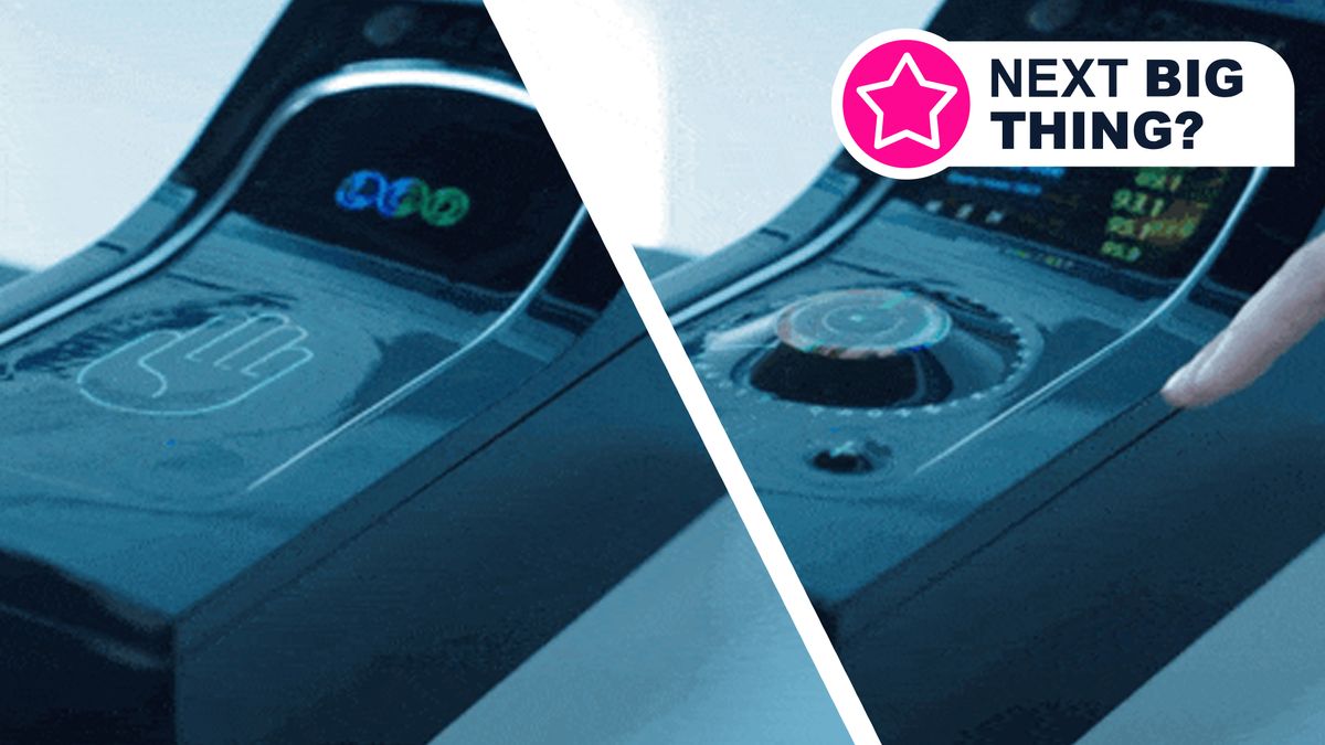 Forget foldable phones –LG's 'stretchable' in-car display can grow physical buttons when you need them, and I can't stop watching it
