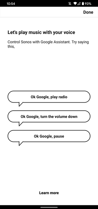 Adding Google Assistant to Sonos