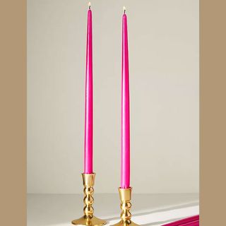 Anthropologie Valentine's Day decor, candles and candleholders