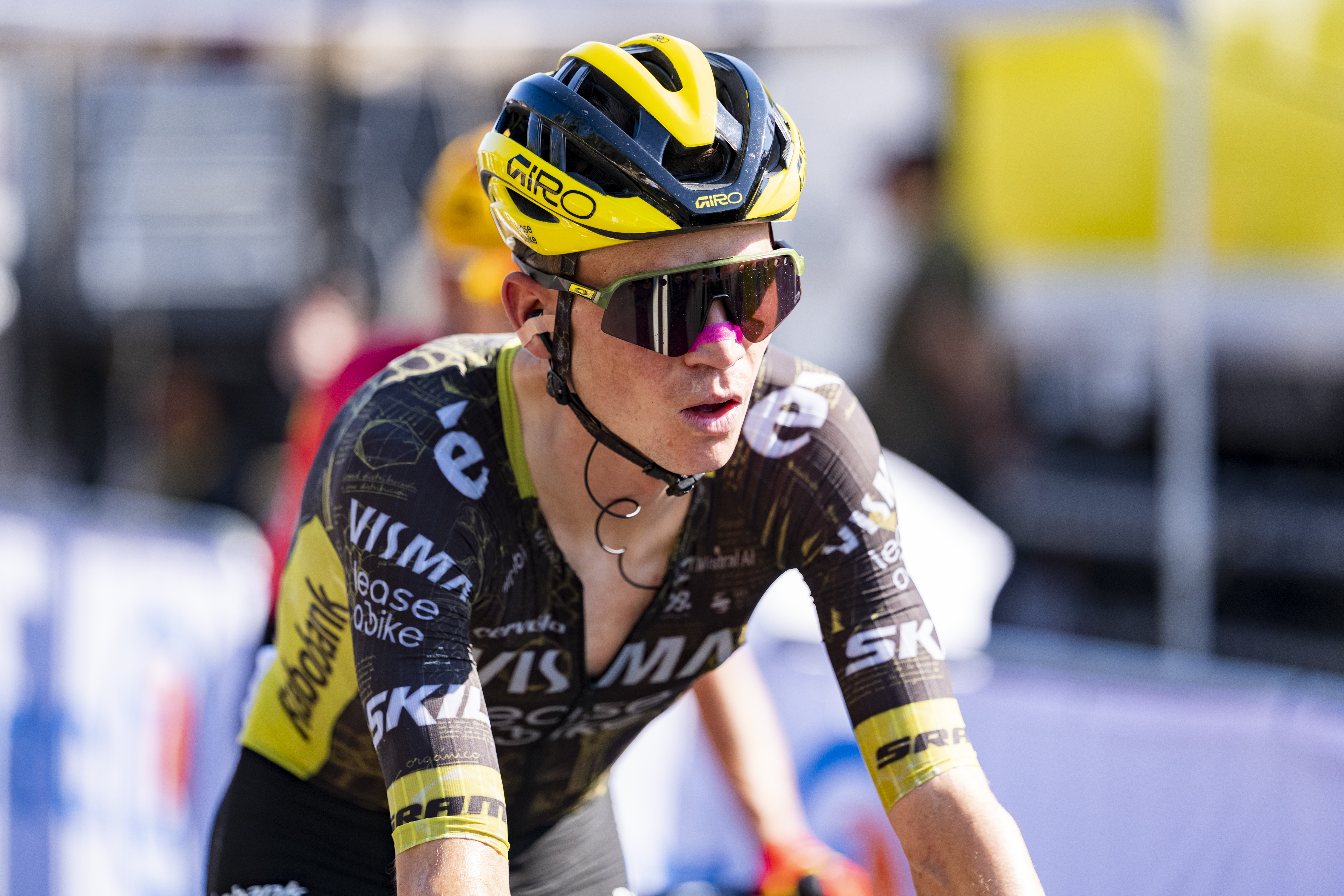 Portrait of Sepp Kuss during the 2026 Tour de France