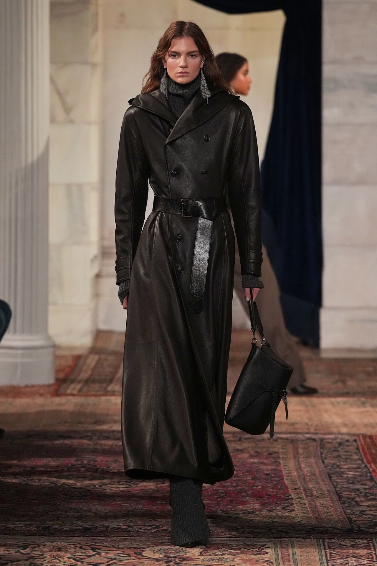 models walk the Ralph Lauren Fall 2026 runway