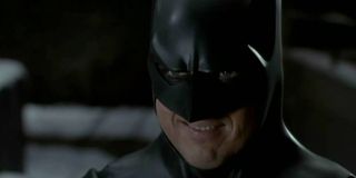 Michael Keaton smiling in Batman