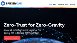 Website screenshot for SpiderOak