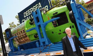 Director James Cameron attends the Deepsea Challenger photocall at California Science Center on June 1, 2013 in Los Angeles, California.
