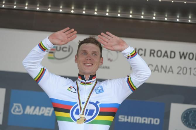 For the third straight year Tony Martin (Germany) is the elite men's time trial world champion