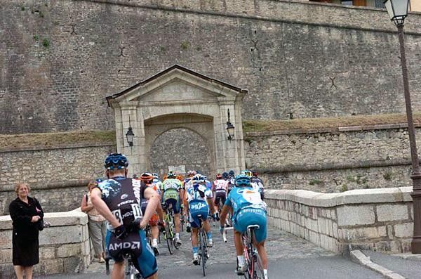 The Tour of Italy entered France.