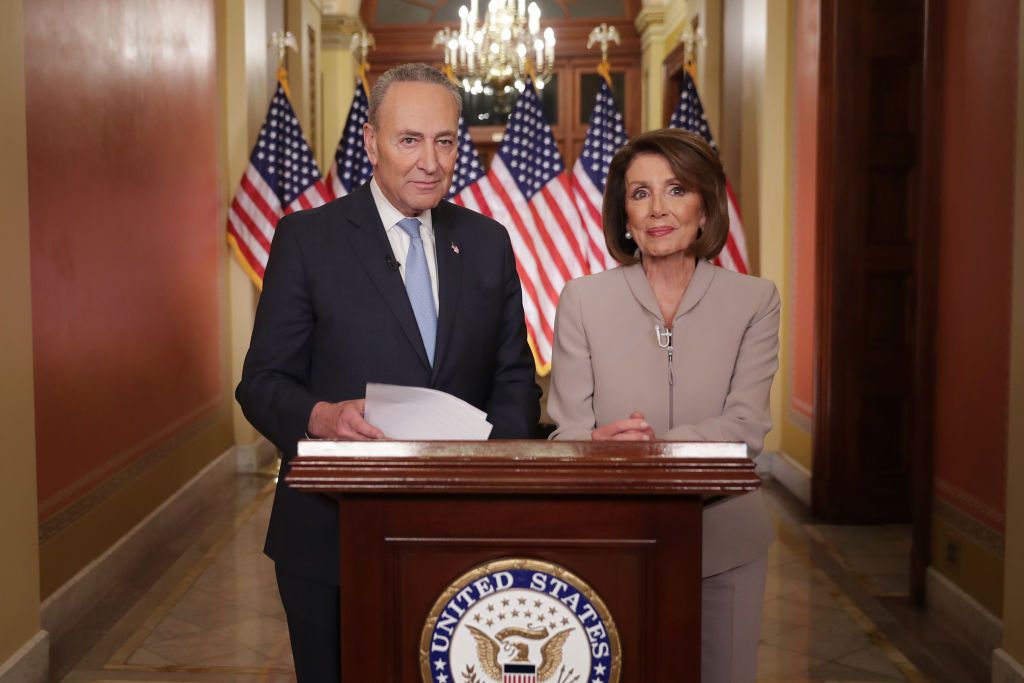 Chuck Schumer and Nancy Pelosi.