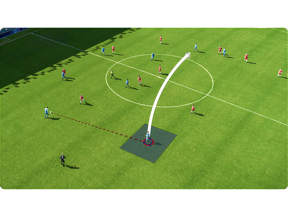 Vizrt Viz Libero creating content for a soccer match.