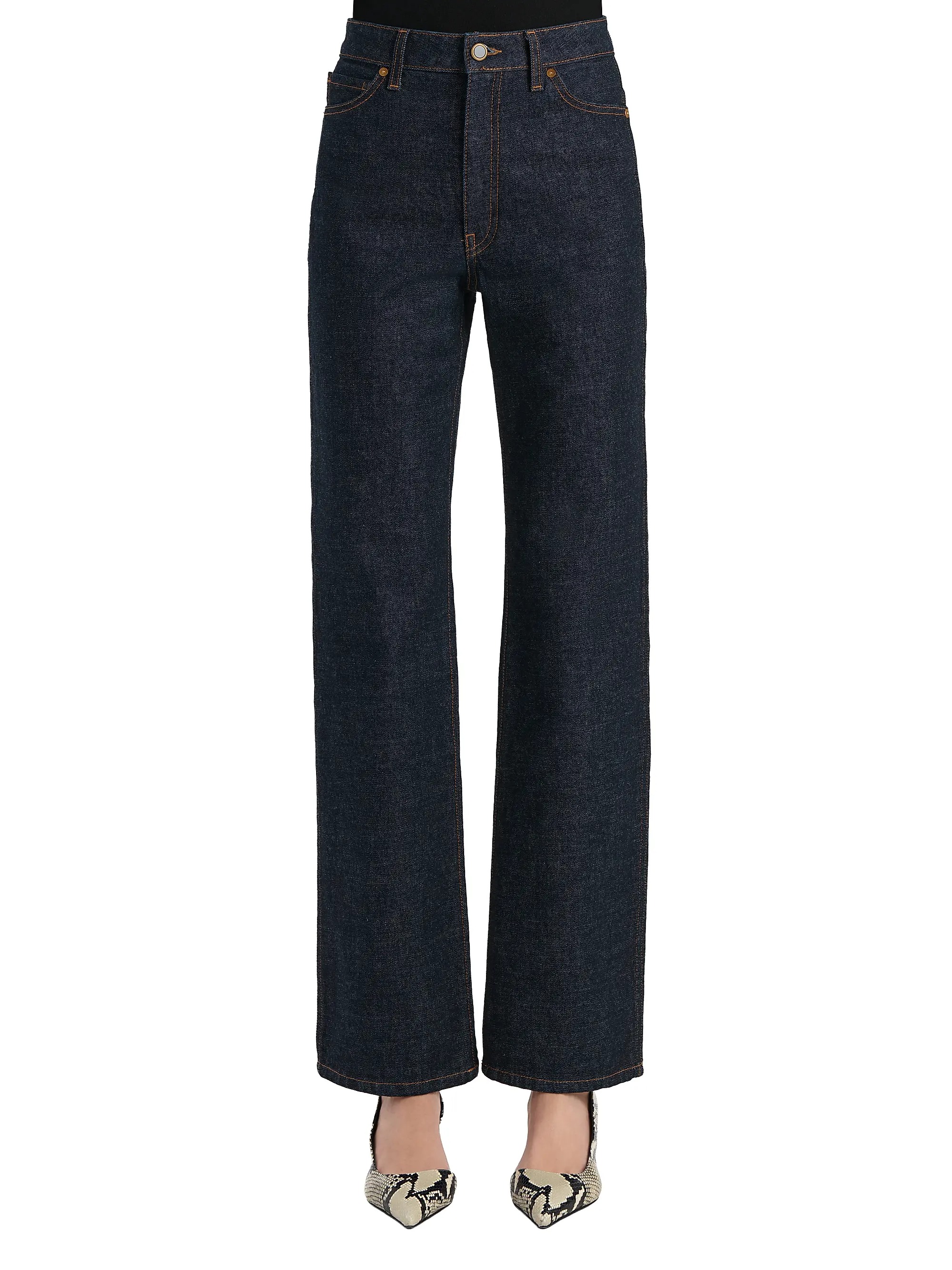 Khaite, Danielle Mid-Rise Slim-Straight Jeans