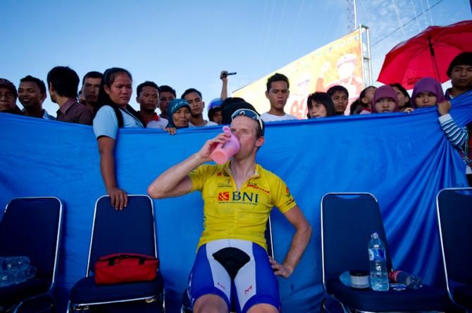Johan Coenen (Team Differdange-Losch) lost the yellow leader jersey after stage 4