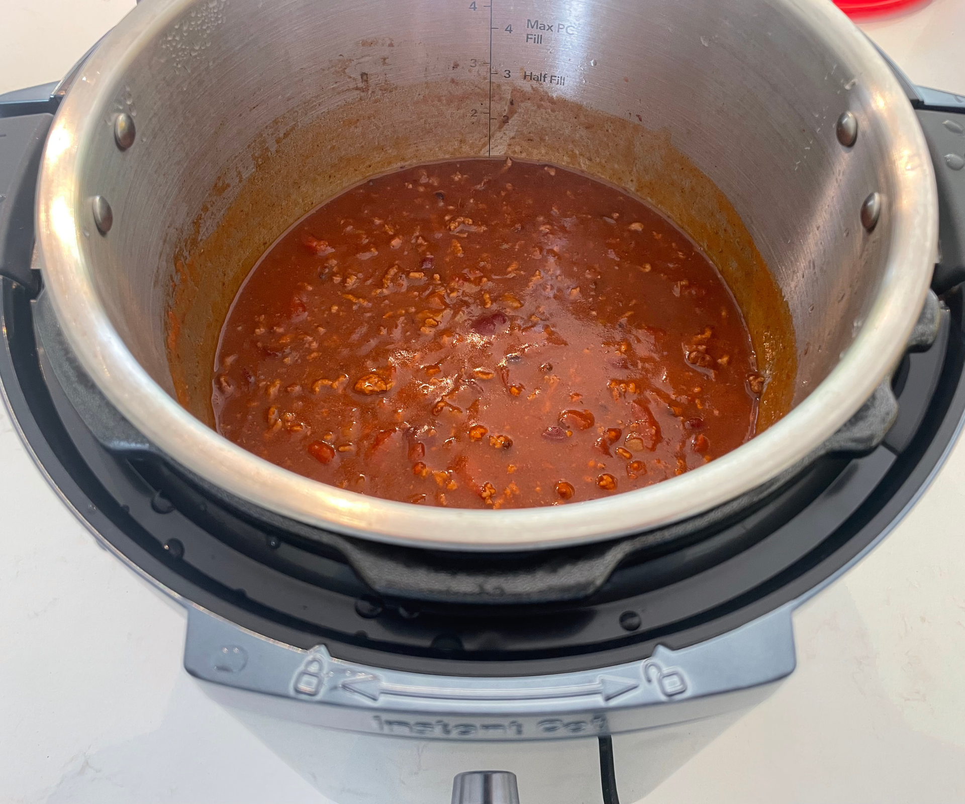 Cooking chill in the Instant Pot Pro Max with WiFi in my test kitchen