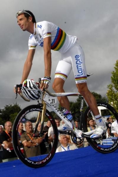 World Champion Alessandro Ballan (Lampre)