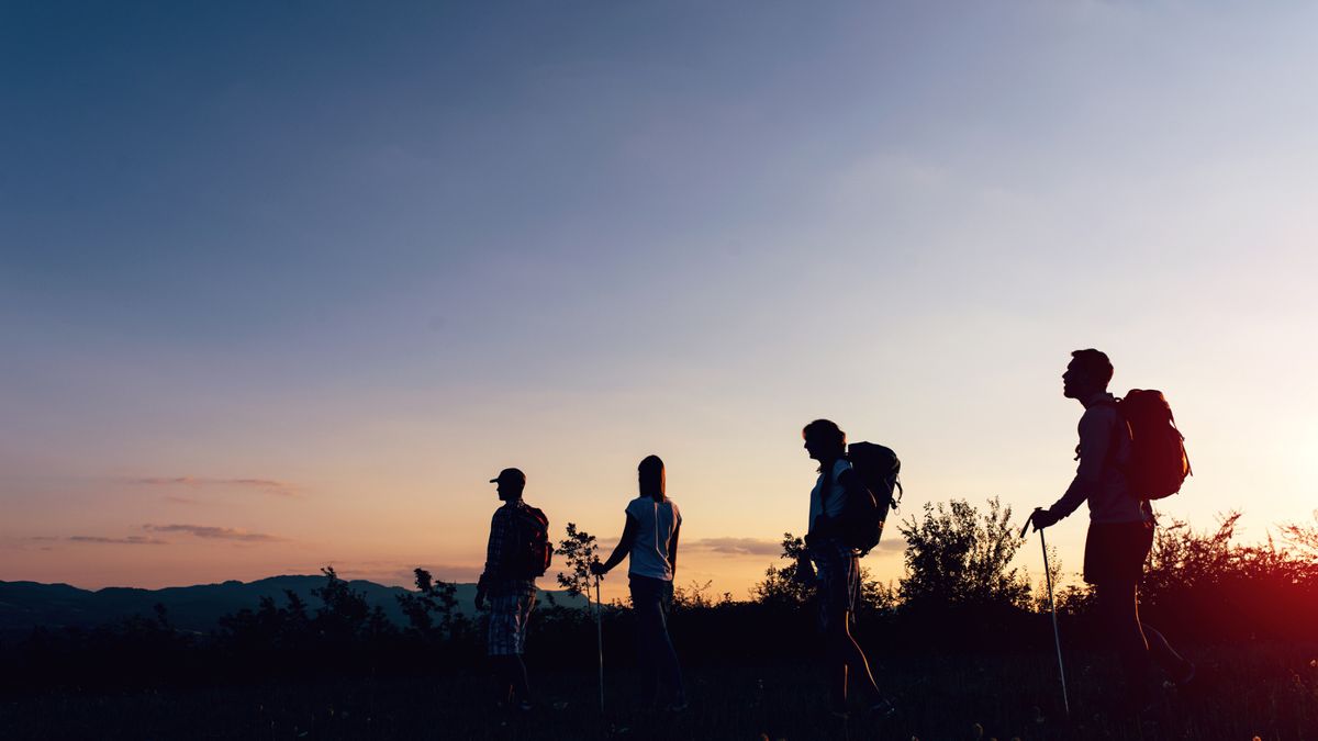 hiking after dark