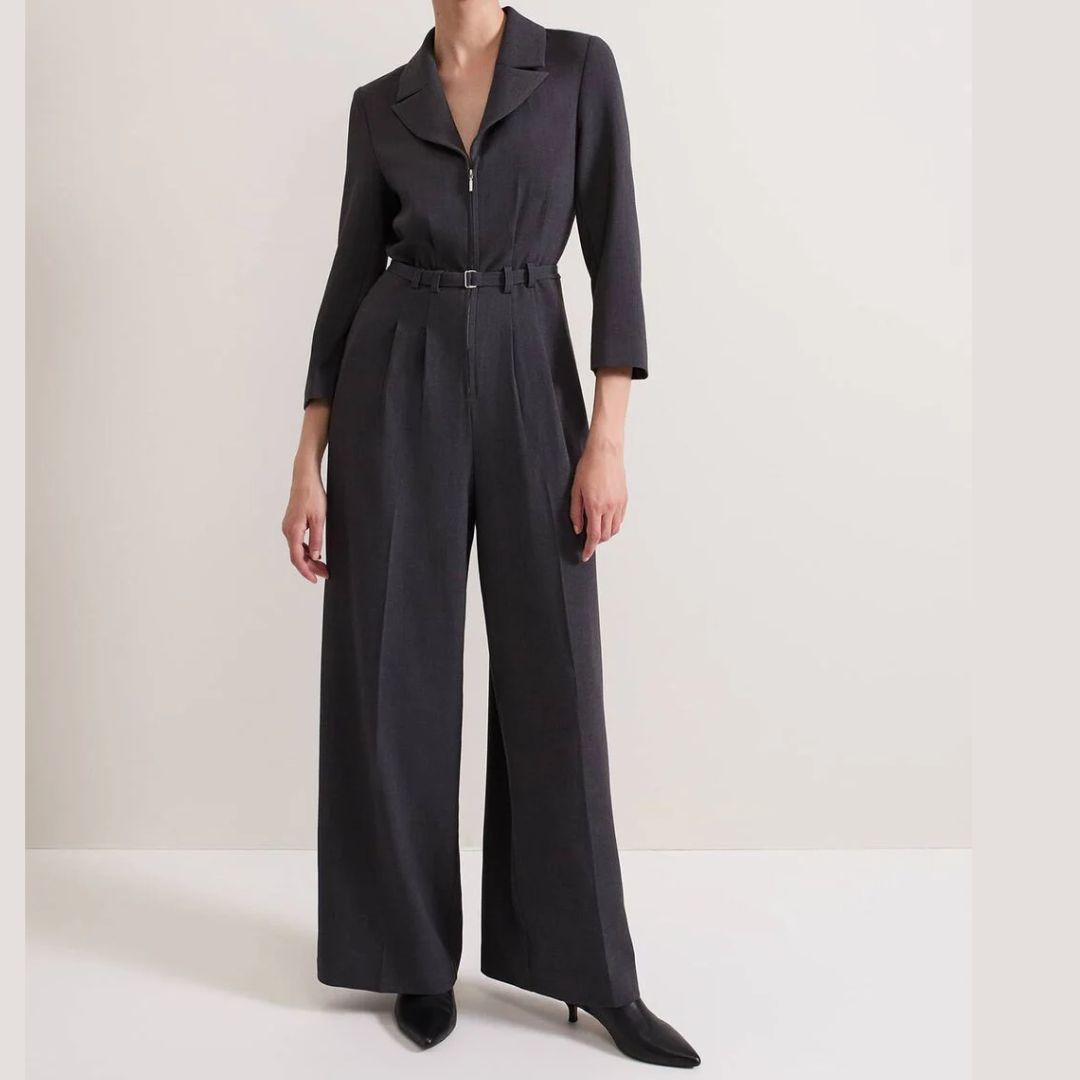 Phase Eight Grey Tailored Jumpsuit