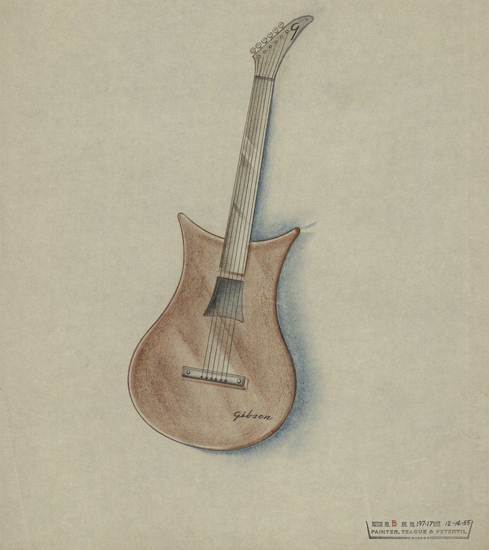 Gibson 1950s PTP guitar designs