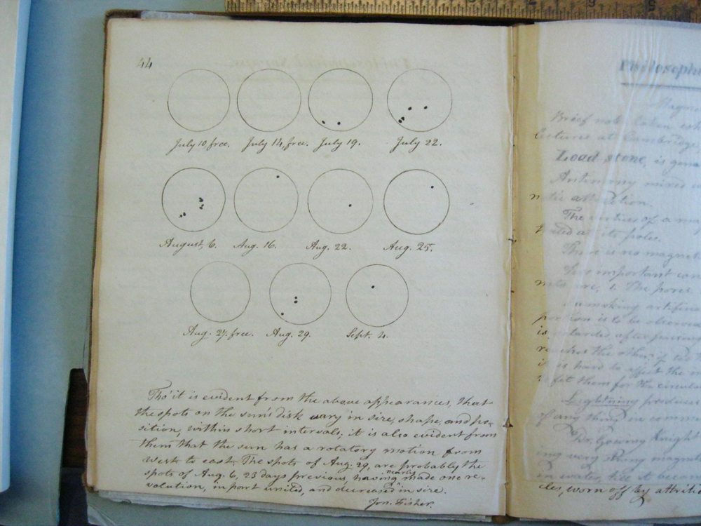 Another sample from Jonathan Fisher’s journal.