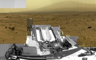 Curiosity View From Rocknest 