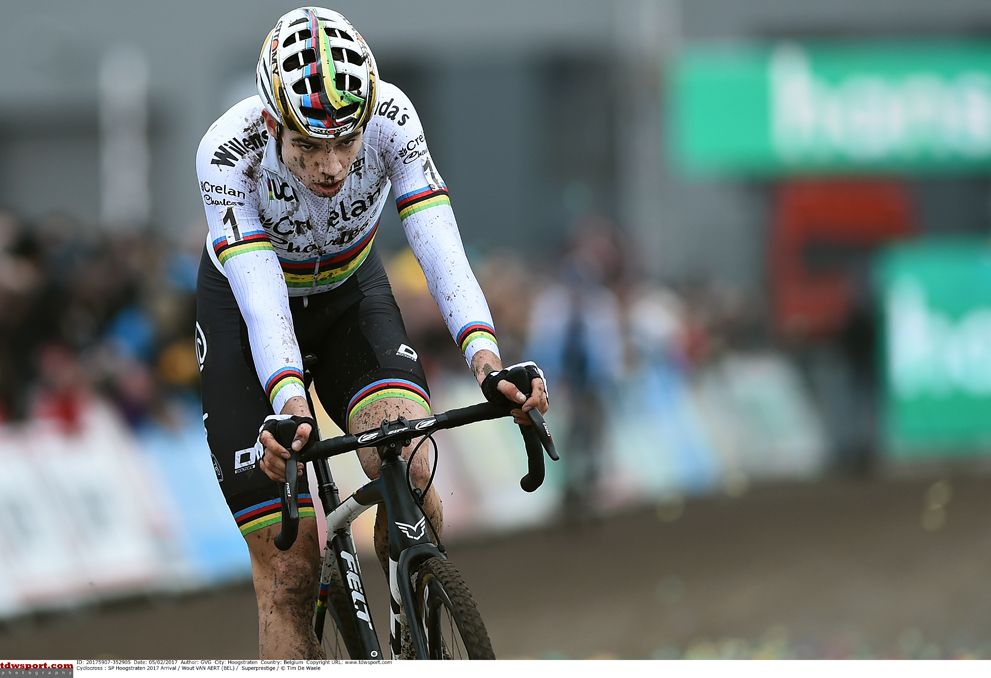 Wout Van Aert (Verandas Willems - Crelan) had to settle for second place