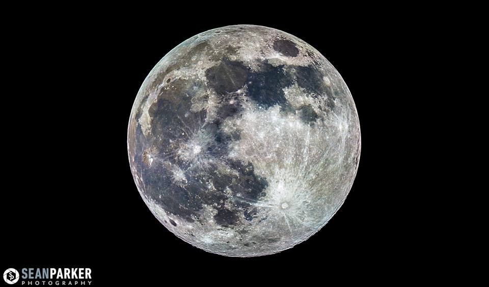 Supermoon Rises Over Tucson