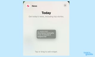 iOS16 widgets for news