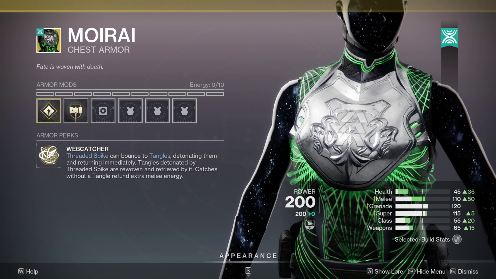 Destiny 2 Edge of Fate exotics - Moirai